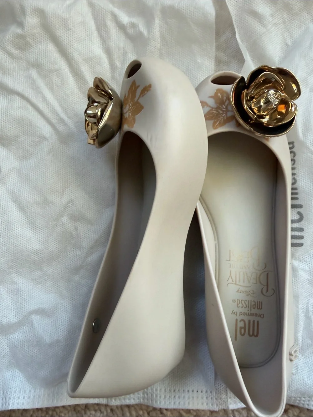 Mini Melissa Beauty and the Beast 12 Girls Shoe